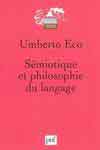 Sémiotique et philosophie du langage